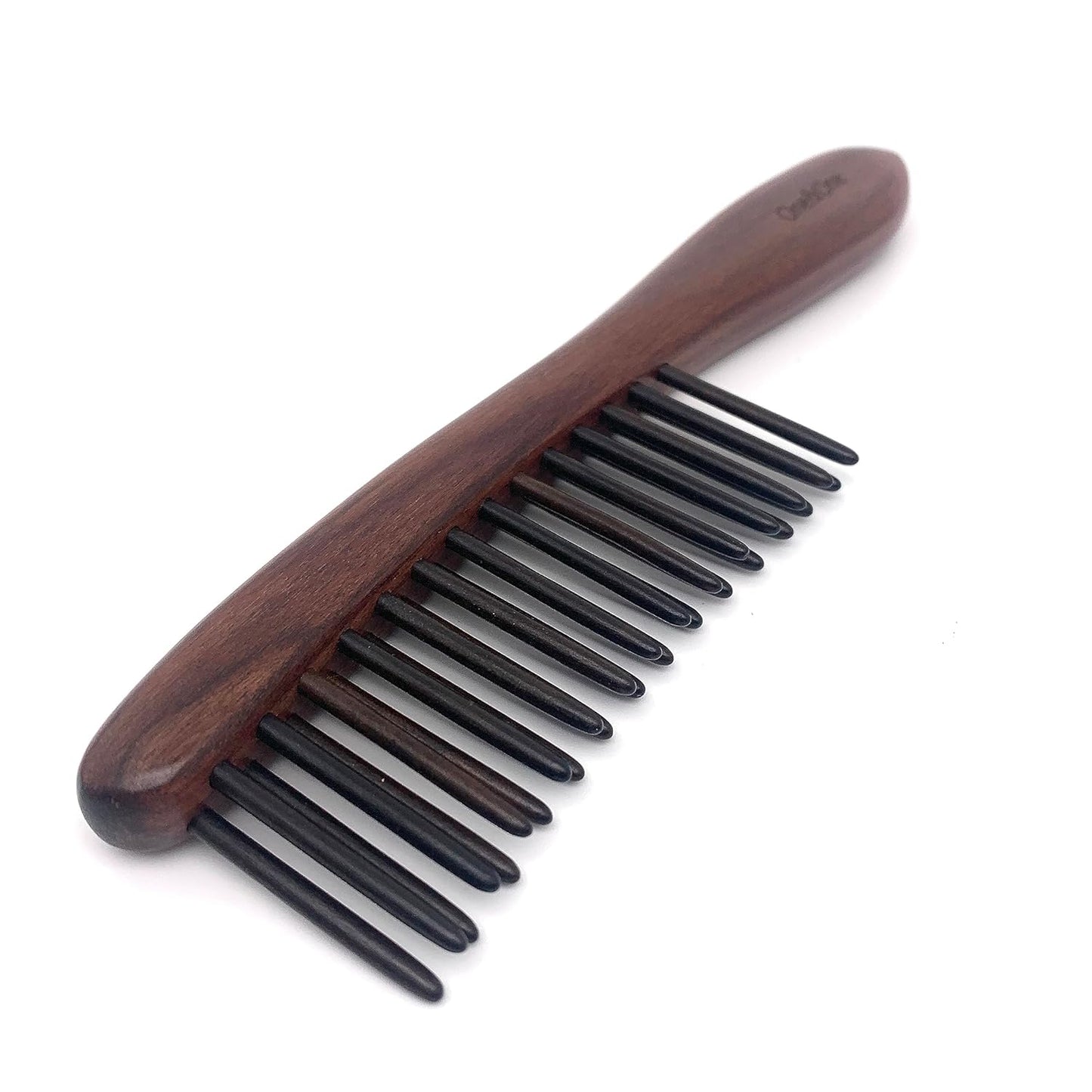 Wooden Hair Comb Wide-tooth Inserted Teeth for Women Curly Hair - One&One Wide Tooth Comb, Large Detangler Comb Styling Comb