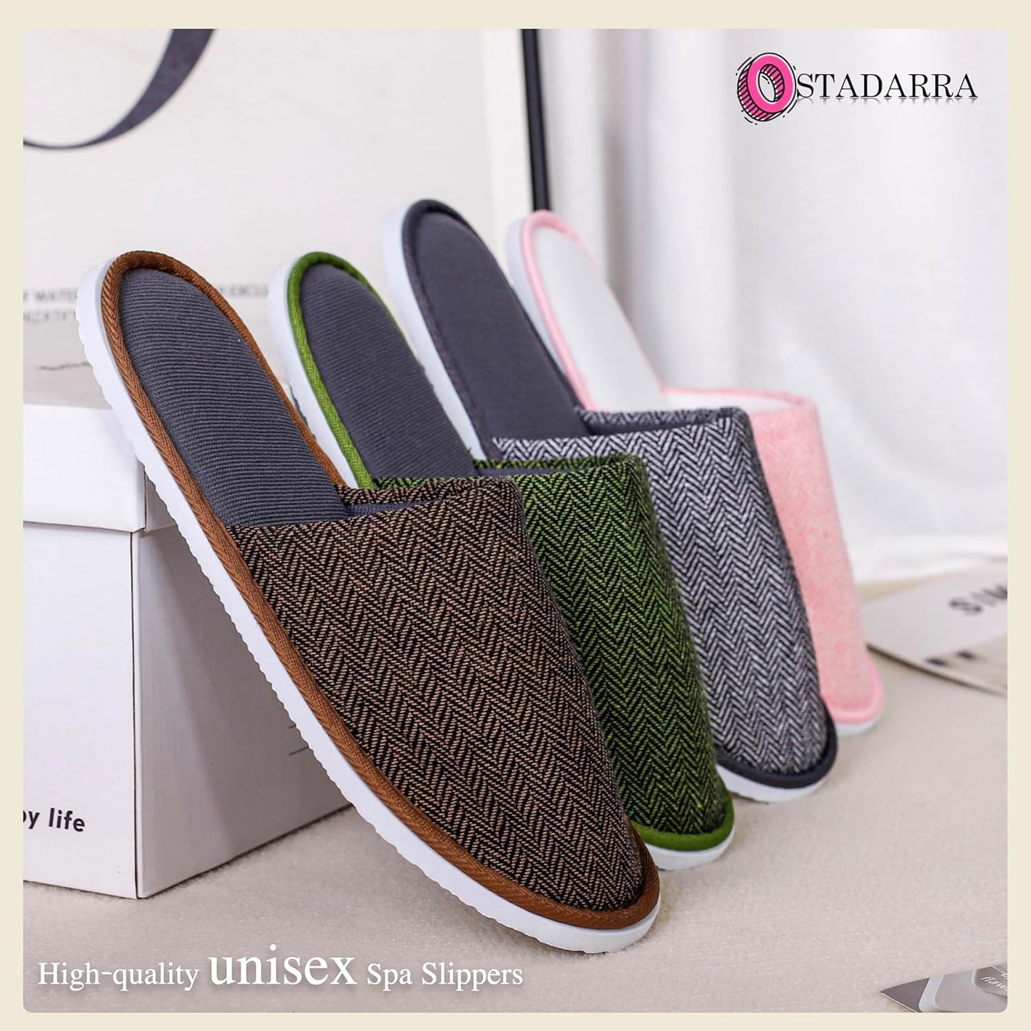 6-10 Pairs Spa Slippers, Non Slip Disposable Slippers For Guest, Washable Reusable, Which Can Be Used As Women Men, House, Indoor, Bathroom, Bedroom, Hotel, Bride Slippers