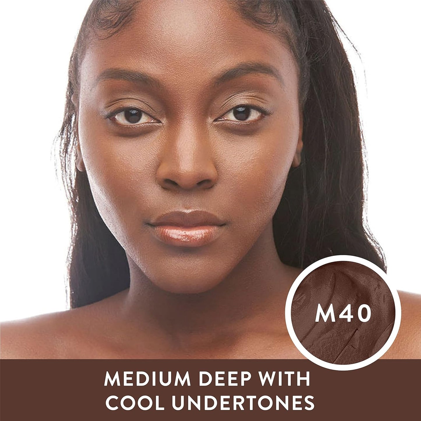 Mented Cosmetics Stick Foundation Make Up, Concealer & Contour Stick for Medium Deep Skin, Cream Foundation for Black Women Makeup, Vegan and Cruelty Free, M40