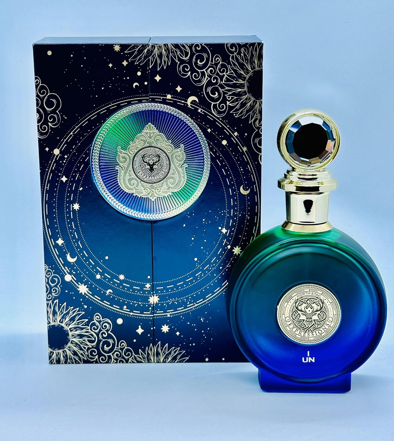 Paris Corner | North Stag Expressions I UN Extrait de Parfum 100ml | Luxury Perfume for Men | Bold & Sophisticated Scent with Pineapple, Cucumber, Patchouli, Musk & Vanilla | Premium Perfume Spray