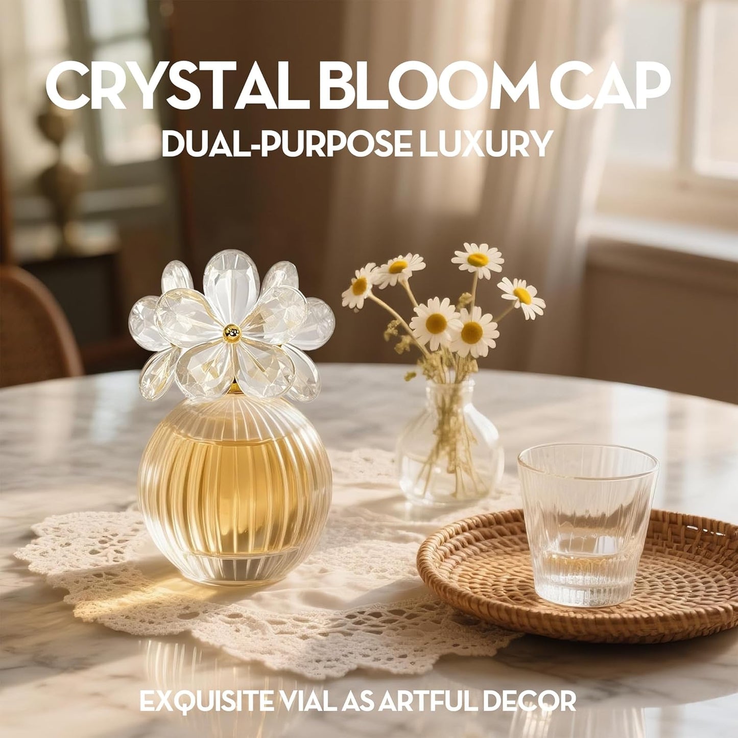 Women Daicy Perfume,Natural Spray Fragrance for Women Sweet Scent Eau De Parfum 3.4 Fl Oz