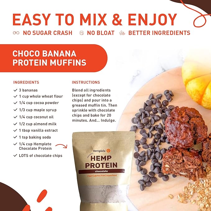 Hemp Vegan Protein Powder for Heart 9 Essential 10 ounces)