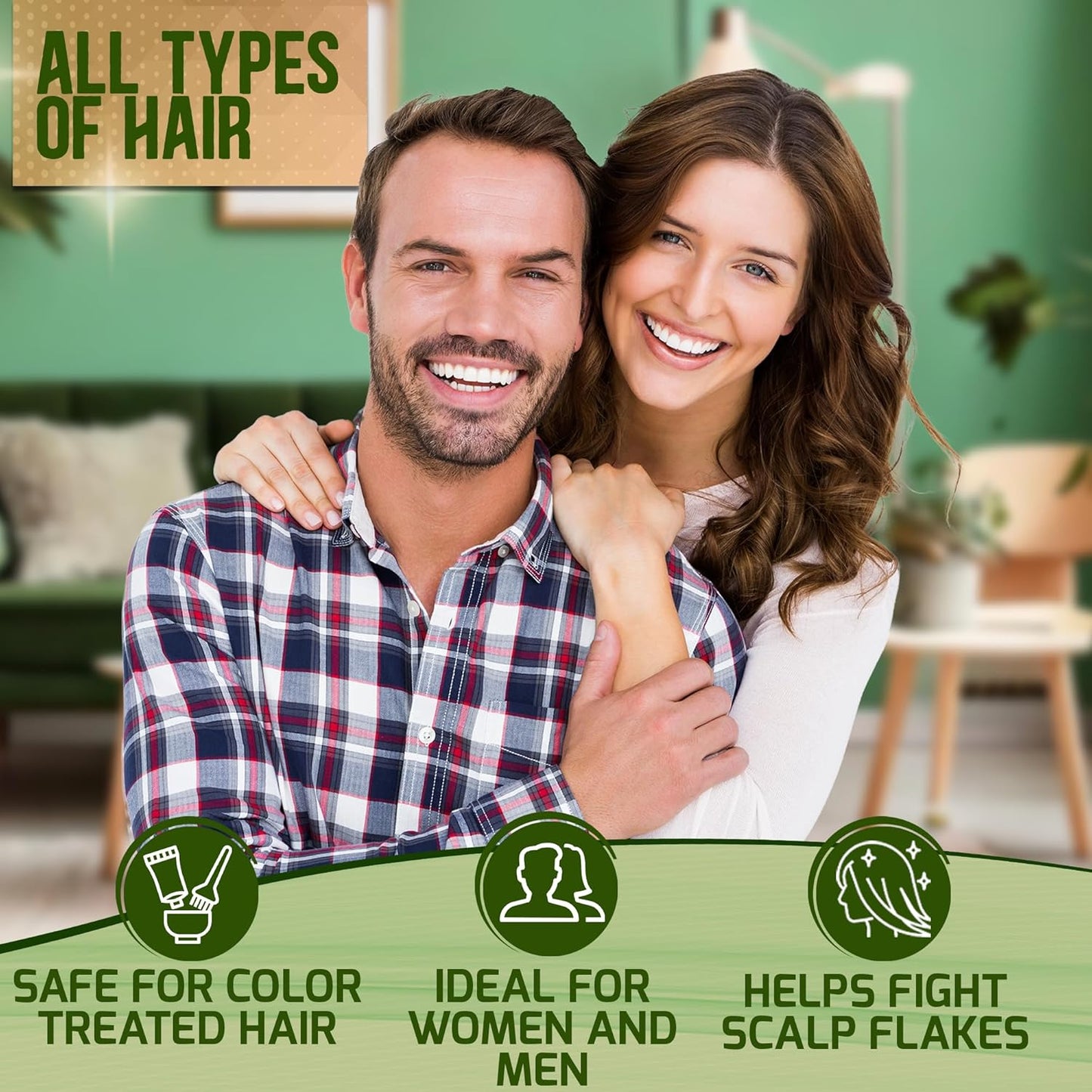 Tea Tree Oil Hair Mask - Conditioner and Deep Moisturizer Treatment for Dry Damaged Hair - With Hydrating Protein for Advanced Repair - Soothing for Itchy Scalps and Dandruff