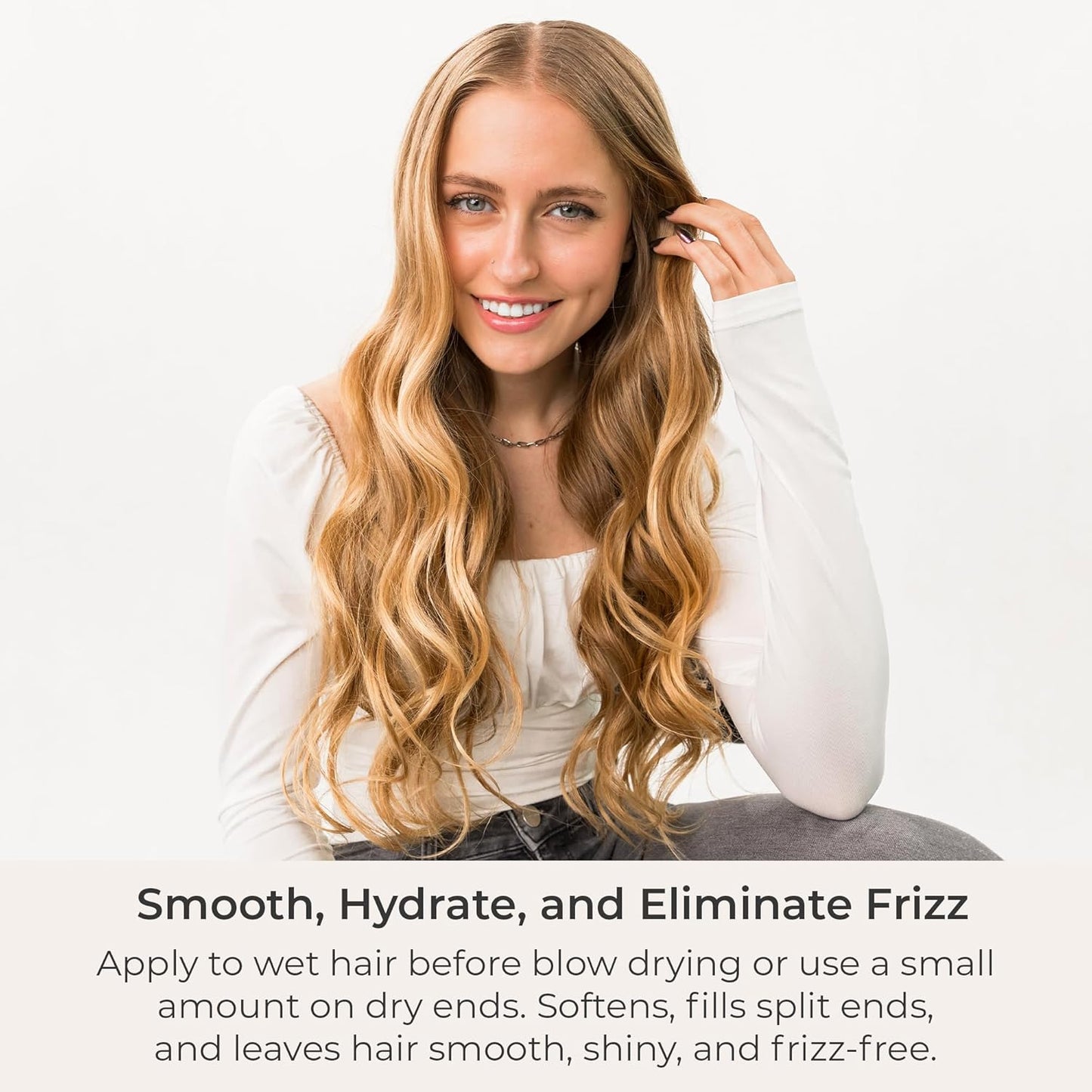 CIBU Nourishing Argan Oil Hair Serum | Anti-Frizz, Heat Protectant & Anti-Breakage Formula | Lightweight Hair Treatment | 4 Ounces