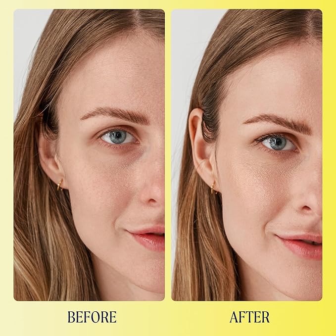 Kinship Gift Bundle - Self Reflect SPF, Supermello Moisturizer, Brightwave Vitamin C Eye Cream + Cosmetic Bag - 100% Mineral Sunscreen, Gel Cream + Hyaluronic Acid, Reduce Fine Lines + Under Eye Bags