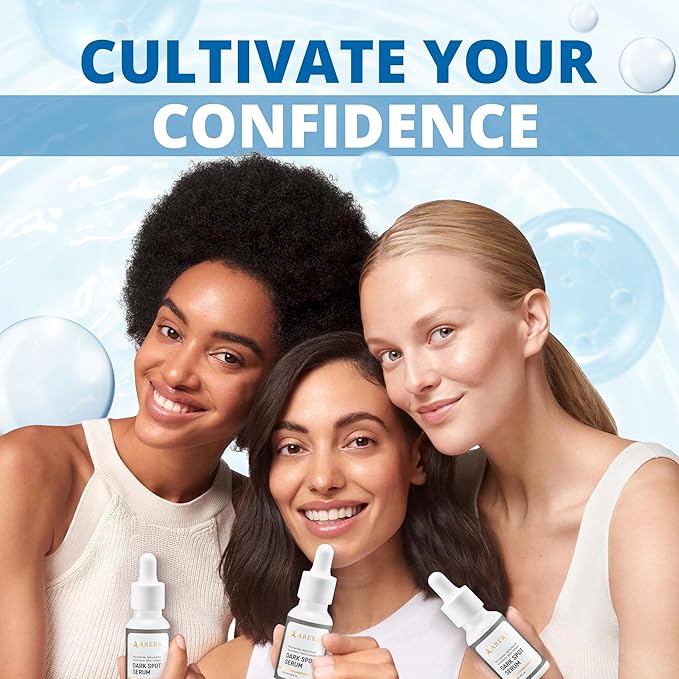 Abera Dark Spot Serum for Face, Dark Spot Corrector, Melasma & Age Spot Treatment, Boost Moisturization & Pore Minimize, All Skin Types, 0.68 fl Oz, Set of 3