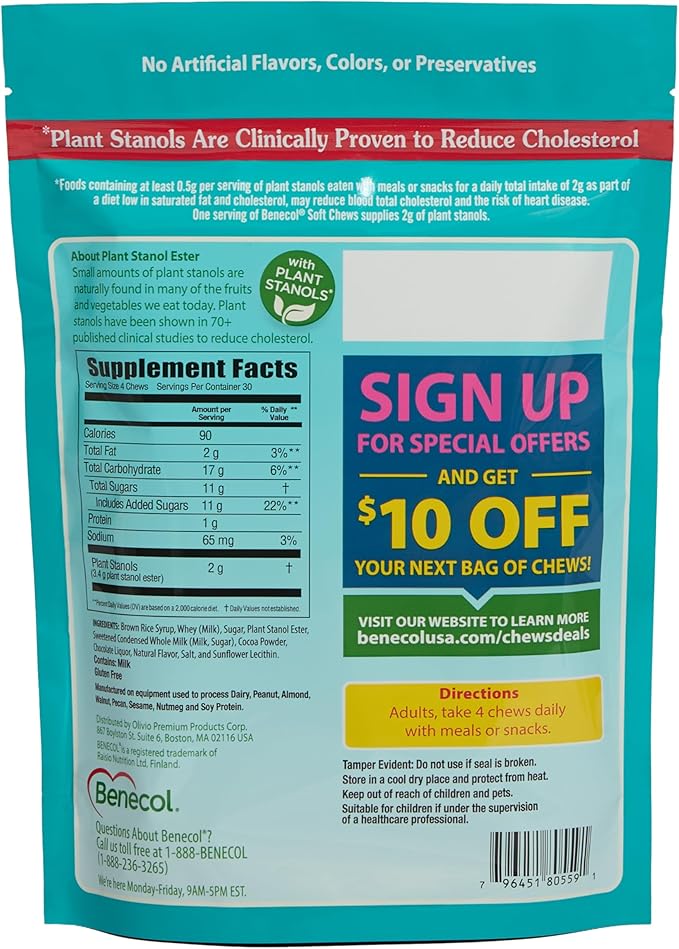 Benecol® Soft Chews (120 Chocolate