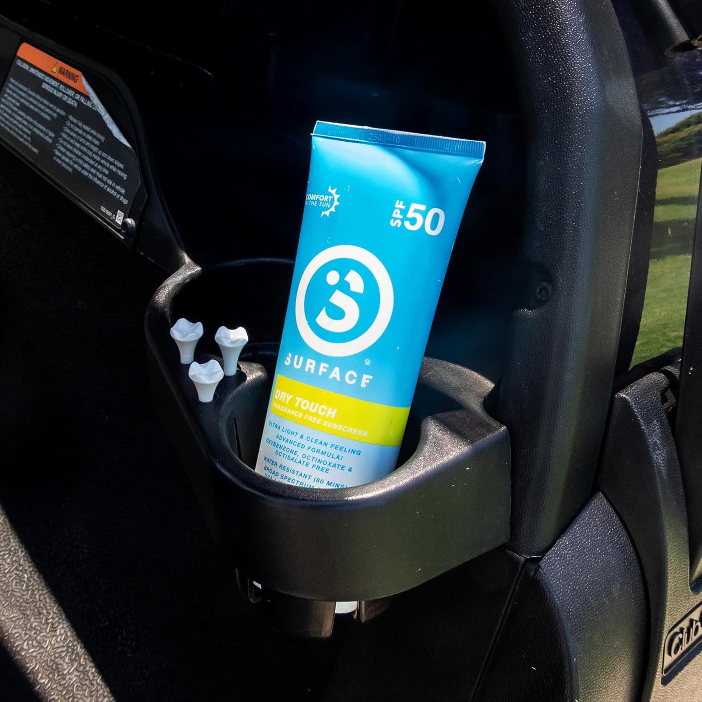 Surface Sunscreen Lotion SPF 50 for Face and Body, Natural Formula, Lightweight and Reef Friendly, Broad Spectrum UVA UVB Protection, Water Resistant Sun Care for Outdoor Use, Fragrance Free, 6oz