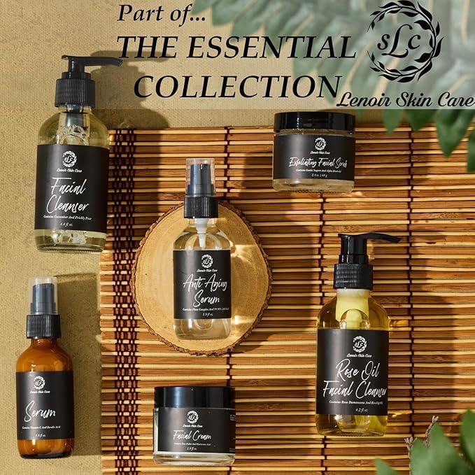 Exfoliating Face Scrub (2.4oz/68g) | Natural, Fragrance-Free Facial Pore Cleanser | Clean, Vegan, Cruelty Free Skincare for Men & Women | Essential Collection