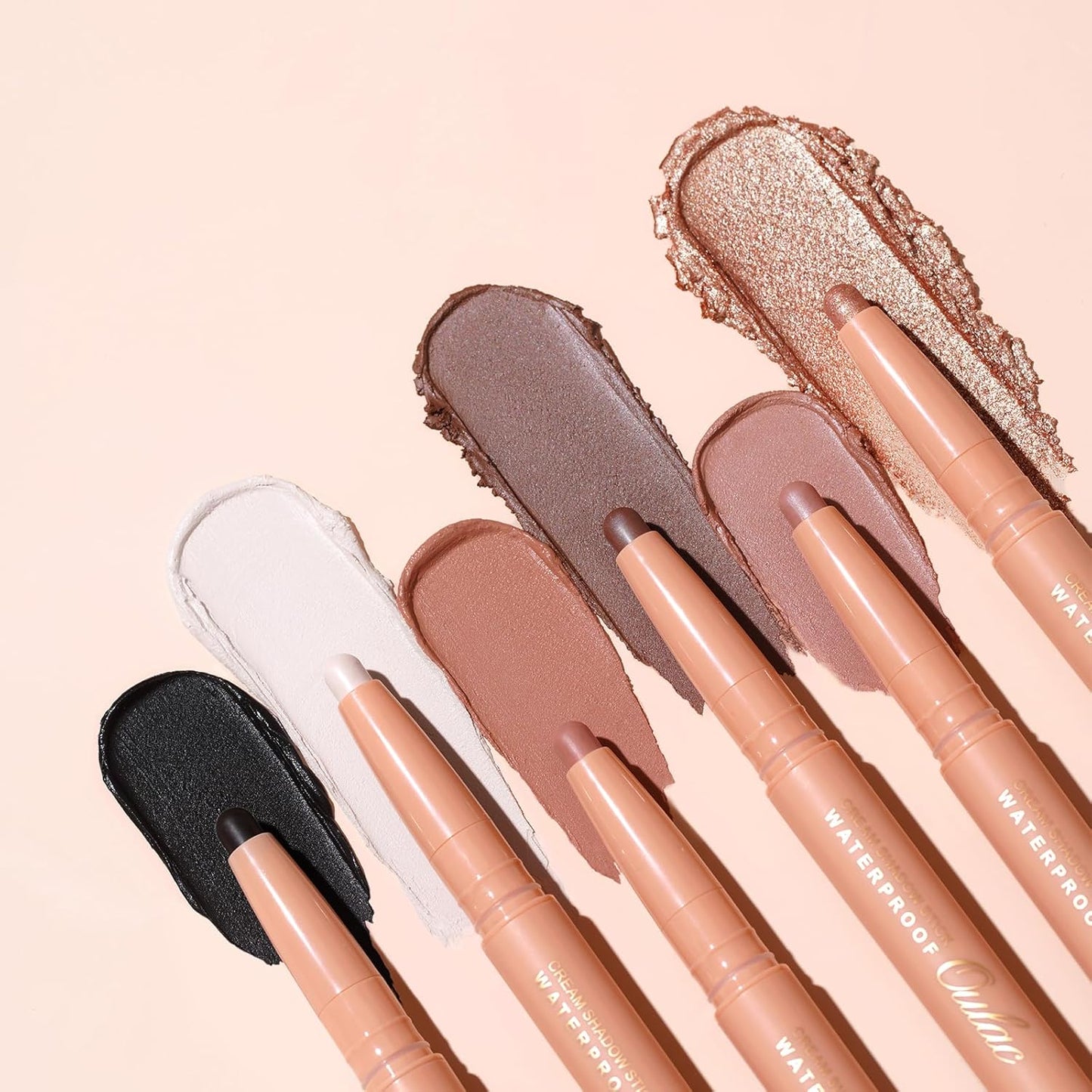 Oulac Halloween Black Eyeshadow Stick – Twist-Up Waterproof Pencil, Long Lasting & Smudge-Proof, Vegan & Cruelty-Free, 1.25g, WM05 Nocturnal