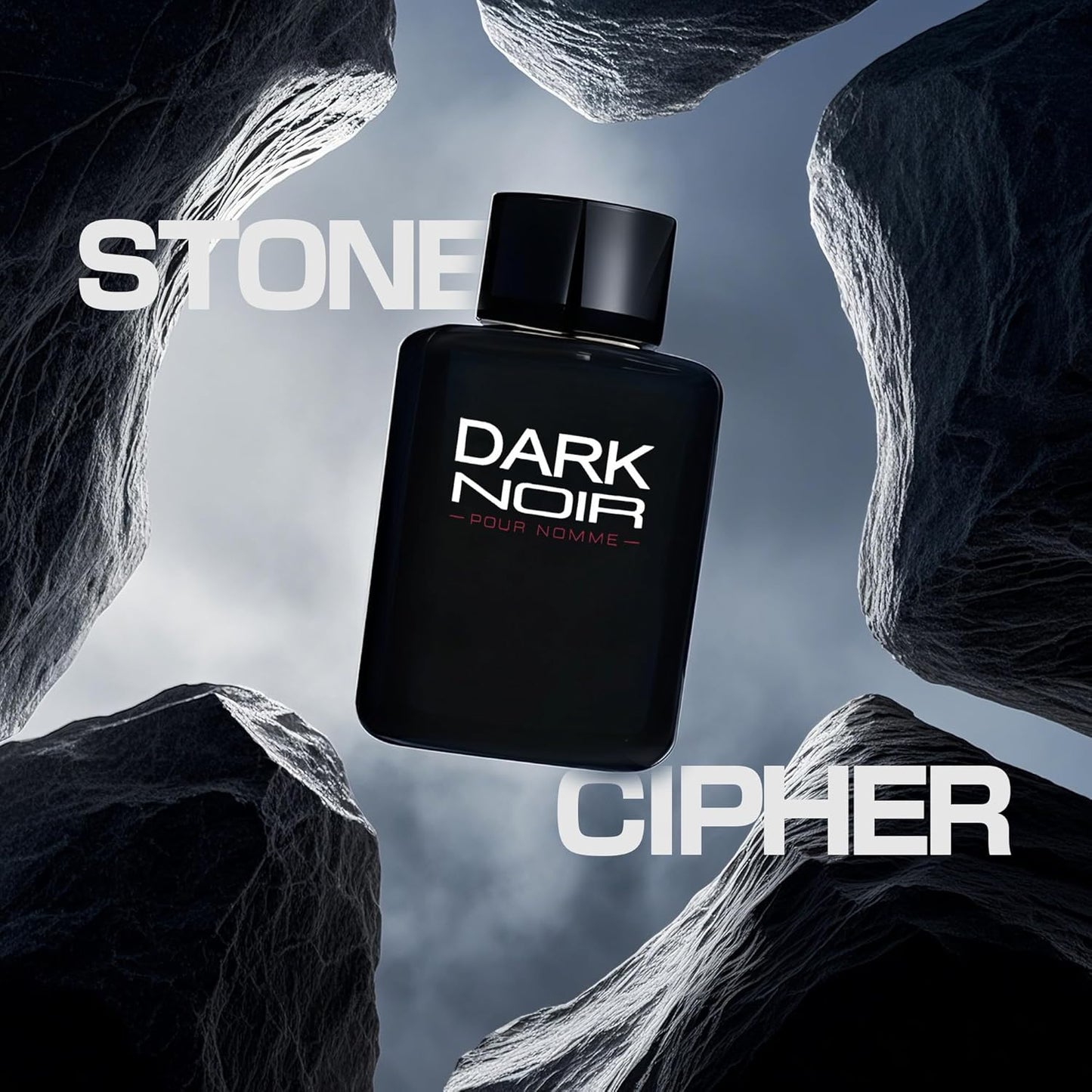 Dark Noir Men Cologne 3.4 Fl Oz Eau De Toilette Spray Notes of Lavender, Wormwood Oil, Patchouli Long Lasting Pefume For Men Daily Wear