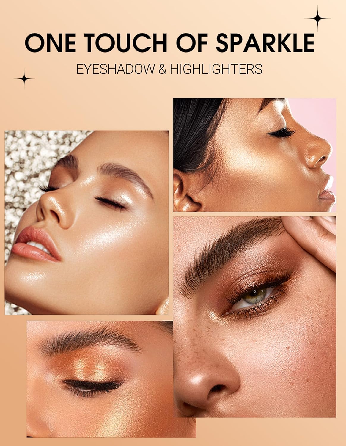 Erinde Shimmer Cream Eyeshadow Stick, Long Lasting Metallic Eye Shadow Sticks, Waterproof Creamy Glitter Eyeshadow Pencil, High Pigmented Blendable Neutral Eye Makeup, 18 Glacier Blue Shimmer