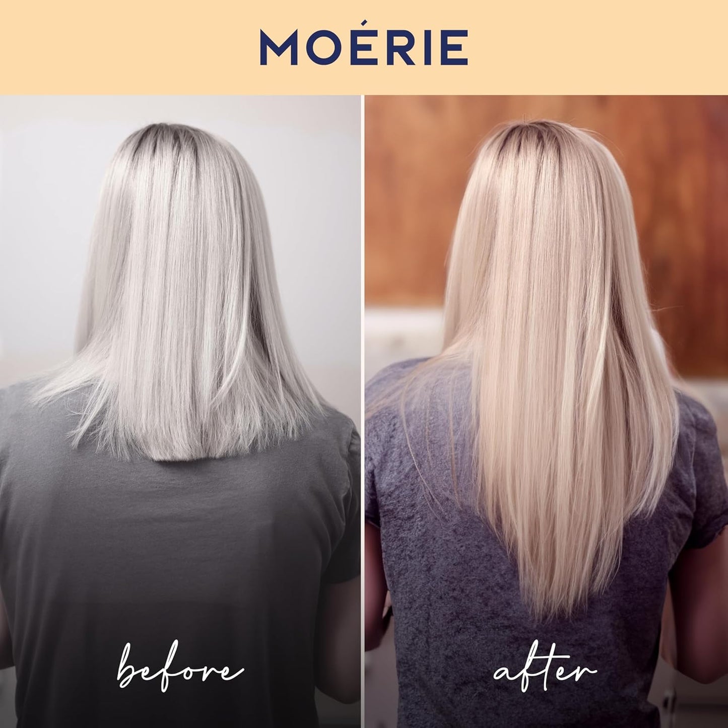 Moerie Mineral Shampoo and Conditioner Plus Hair Growth Spray Set – Ultimate Hair Care Pack – For Longer, Thicker, Fuller Hair - Volumizing Hair Care Products – Paraben & Silicone Free - Double Set
