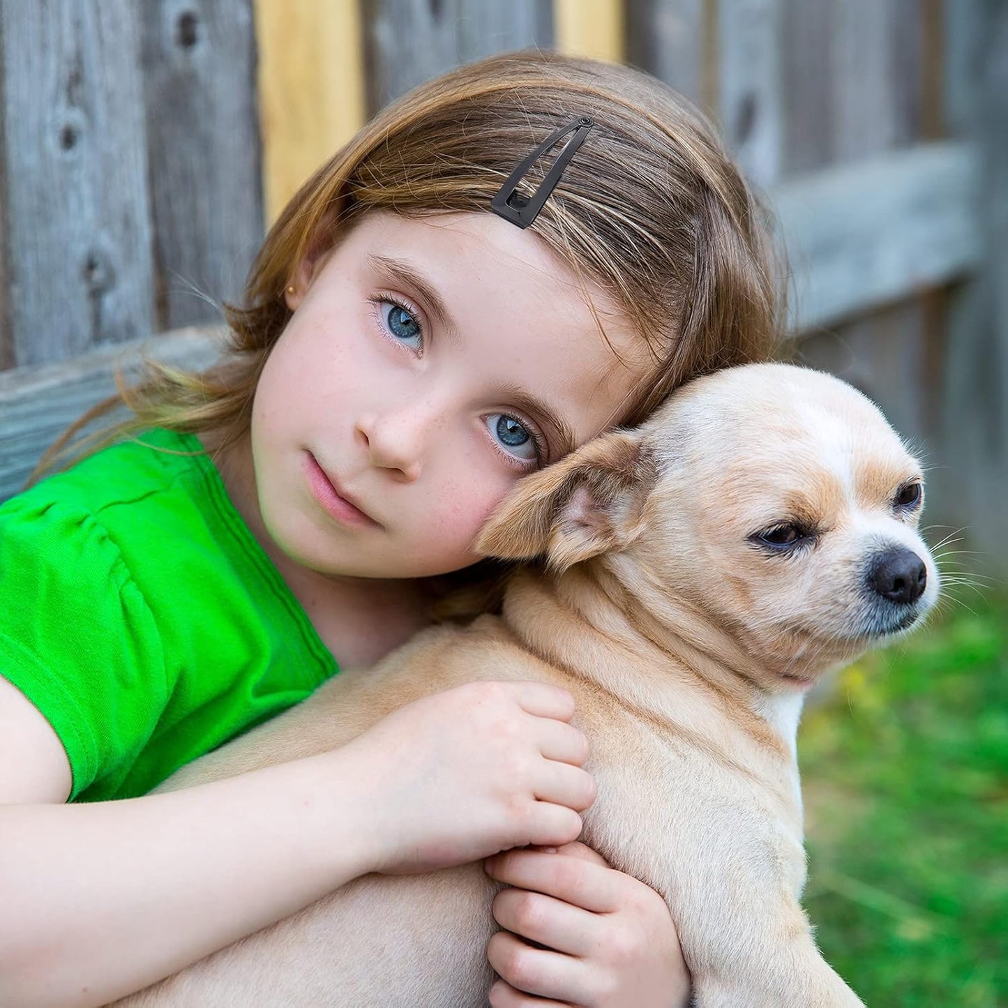 Chinco 24 Pcs Double Grip Hair Clips Metal Snap Clips Women Barrettes for Hair Making, Salon Supplies(Gun Black,2 Inch)