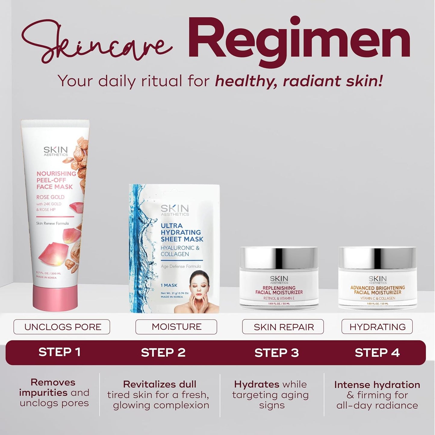 Retinol & Vitamin E Face Moisturizer - Repairs, Moisturizes, Fine Lines & Wrinkles Treatment - Anti-Aging - Dermatologist Tested Korean Skincare - Clean Beauty, Cruelty-Free - 1.69 oz