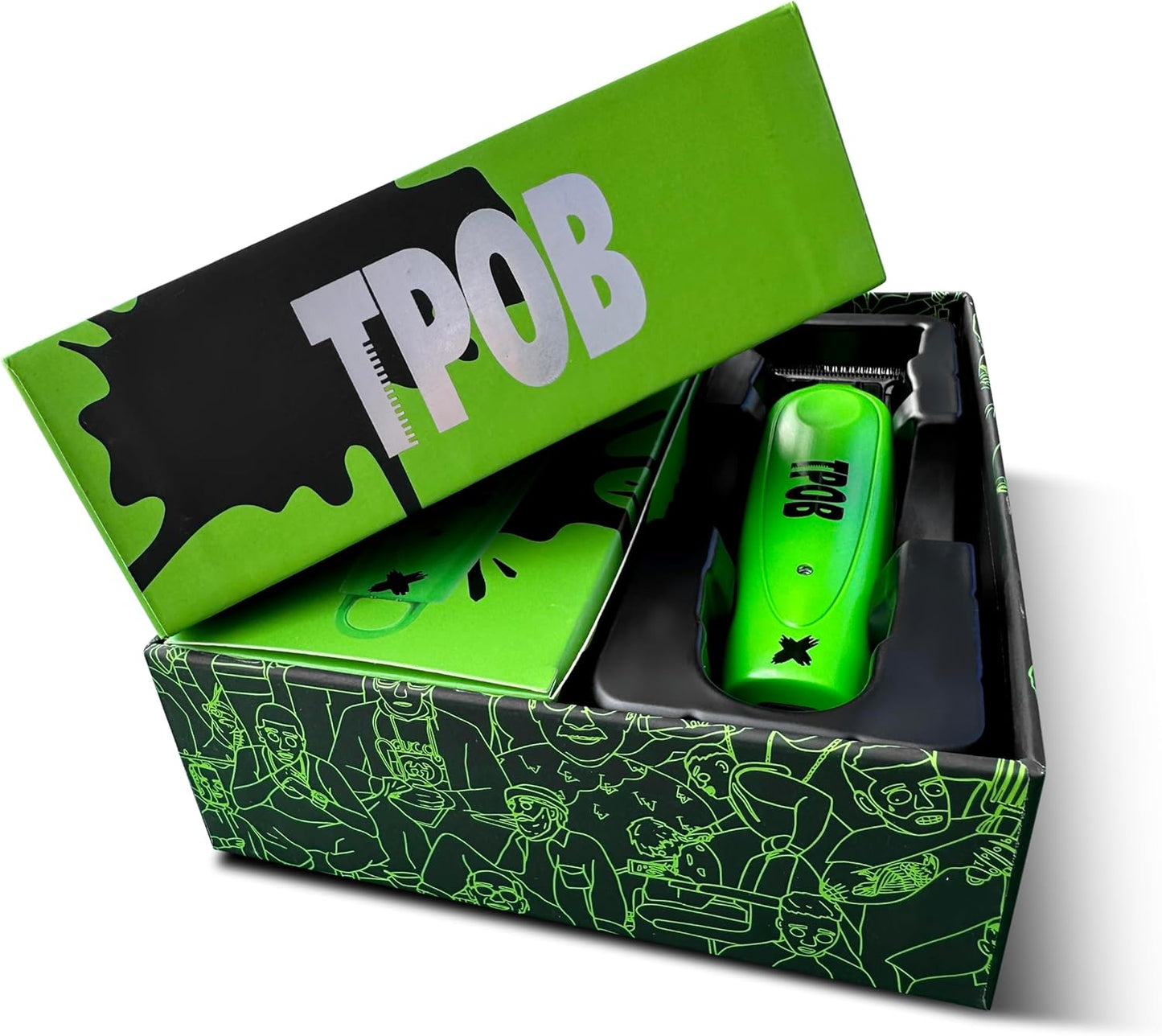 TPOB X Digital Brushless 7200rpm Professional Hair Trimmer Hair Clippers for Men, Psycho Blade Trimmer Cordless Rechargeable Edgers Clippers