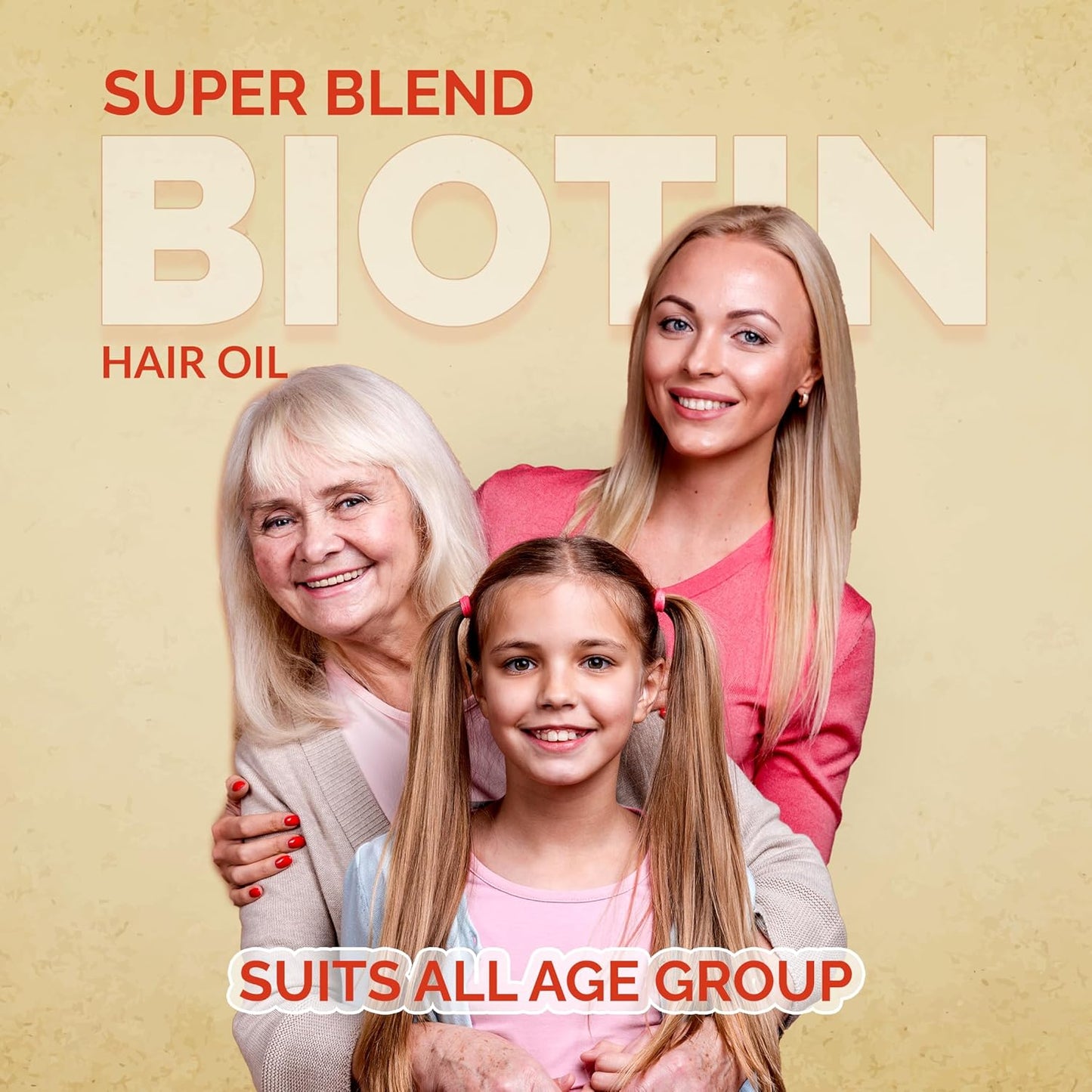 Super Blend Rosemary Mint Biotin Hair Growth Oil With Vit B5 & E, Argan & 21+ Natural Herbs for Scalp & Hair Strengthening - Controls Hair Fall and Promotes Healthy Hair Growth 100 ml