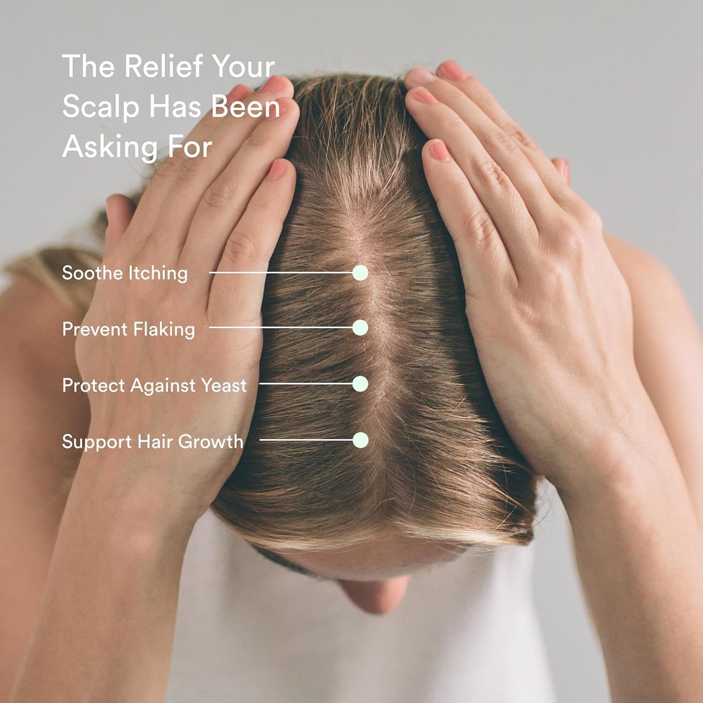 Dermazen Malassezia-Safe MCT Scalp Moisturizer for Men & Women - Natural Treatment for Dry, Flaky Scalp | Tea Tree & Rosemary Essential Oils for Hydration, Itch Relief & Hair Growth Support - 4oz