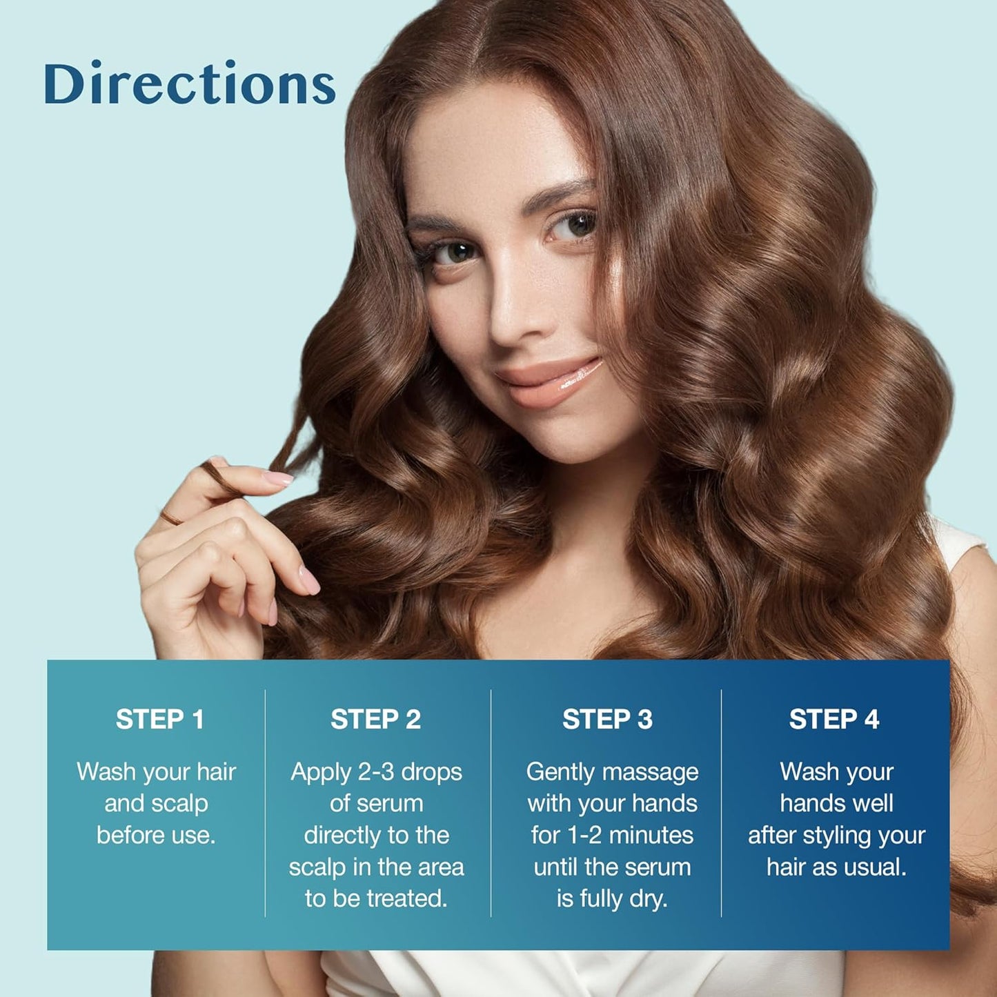 5% Minoxidil Hair Growth for Men and Women: Extra Strength Beard Regrowth Treatment Serum with Minoxidil and Biotin for Thinning Hair Loss to Grow Thicker Fuller 60ml 3 Bottles