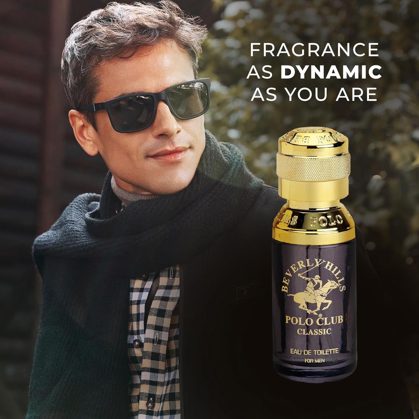 Beverly Hills Polo Club BHPC Men's Classic Eau De Toilette Fragrance Set - 1.7oz EDT + Portable Pocket Spray - Long Lasting Everyday Scent for Him