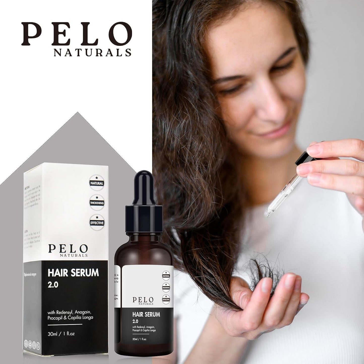 Hair Growth Serum | Aids Regrowth with Redensyl Anagain & Procapil | Hydrates Scalp for Visibly Thicker Hair | Hair Growth & Hair fall control Serum for Women & Men