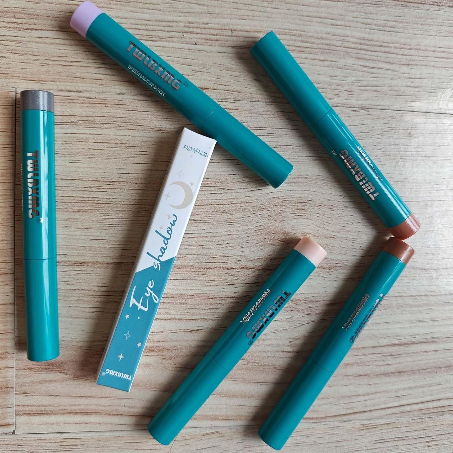 Eyeshadow Stick Eye Shadow Brightener Stick Eyeliner Pencil Cream Shimmer Glitter Smooth Eyeshadow Stick Pencil Nude Korea Primer Highlighter Natural Waterproof Long Lasting Mauve Soft Pink # 01