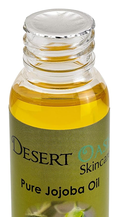 100% Pure Organic Jojoba Oil. Travel Size 1 oz plus 2 Pack Organic Lavender Lip Balms with over 70% Jojoba Oil. 100% Natural. By Desert Oasis Skincare (1 fl oz/29 ml)