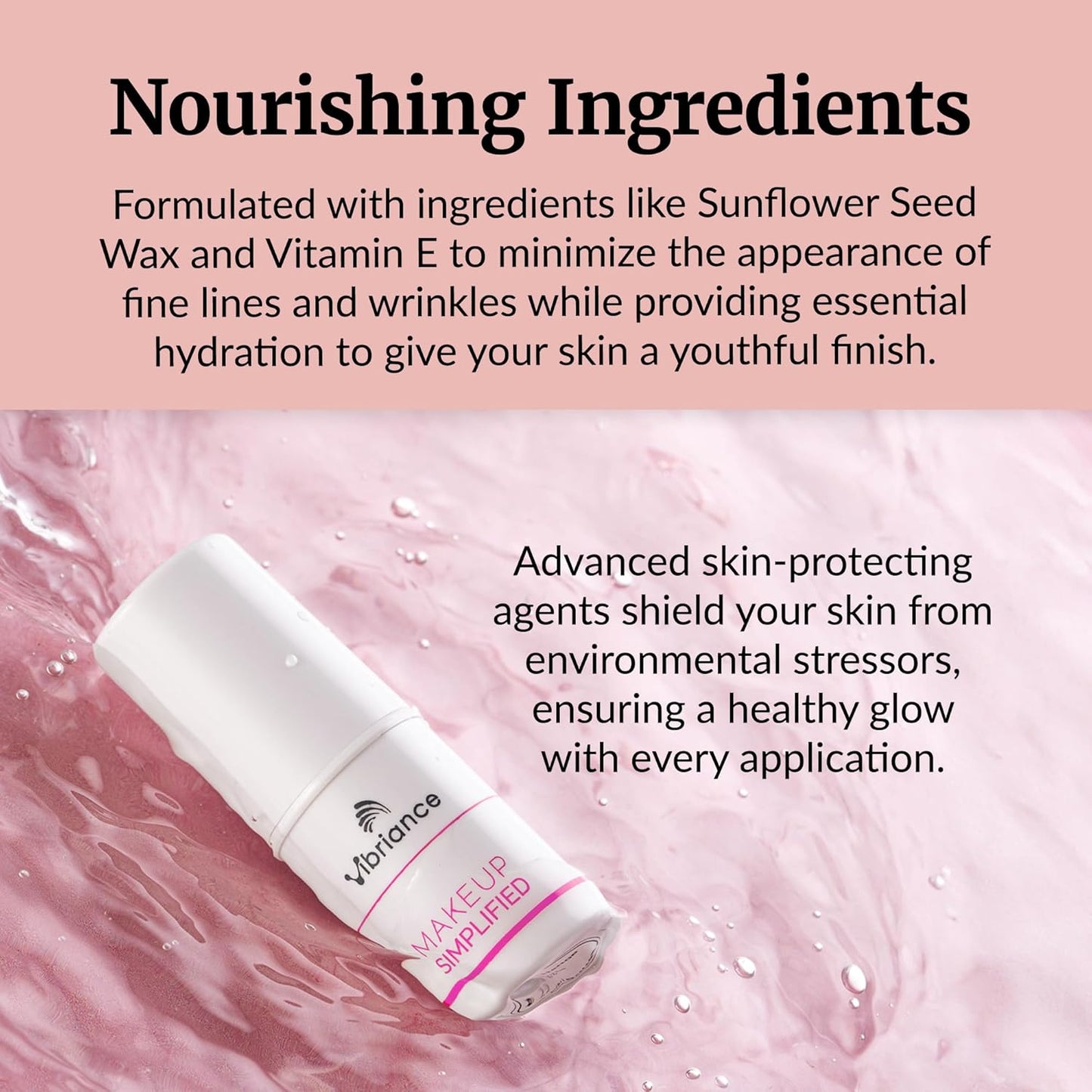 Vibriance Complexion Sticks - Foundation for Mature Skin - Sheer, Buildable Coverage Face Makeup Foundation for Older Women - 3-in-1 Base, Contour, Concealer - Medium