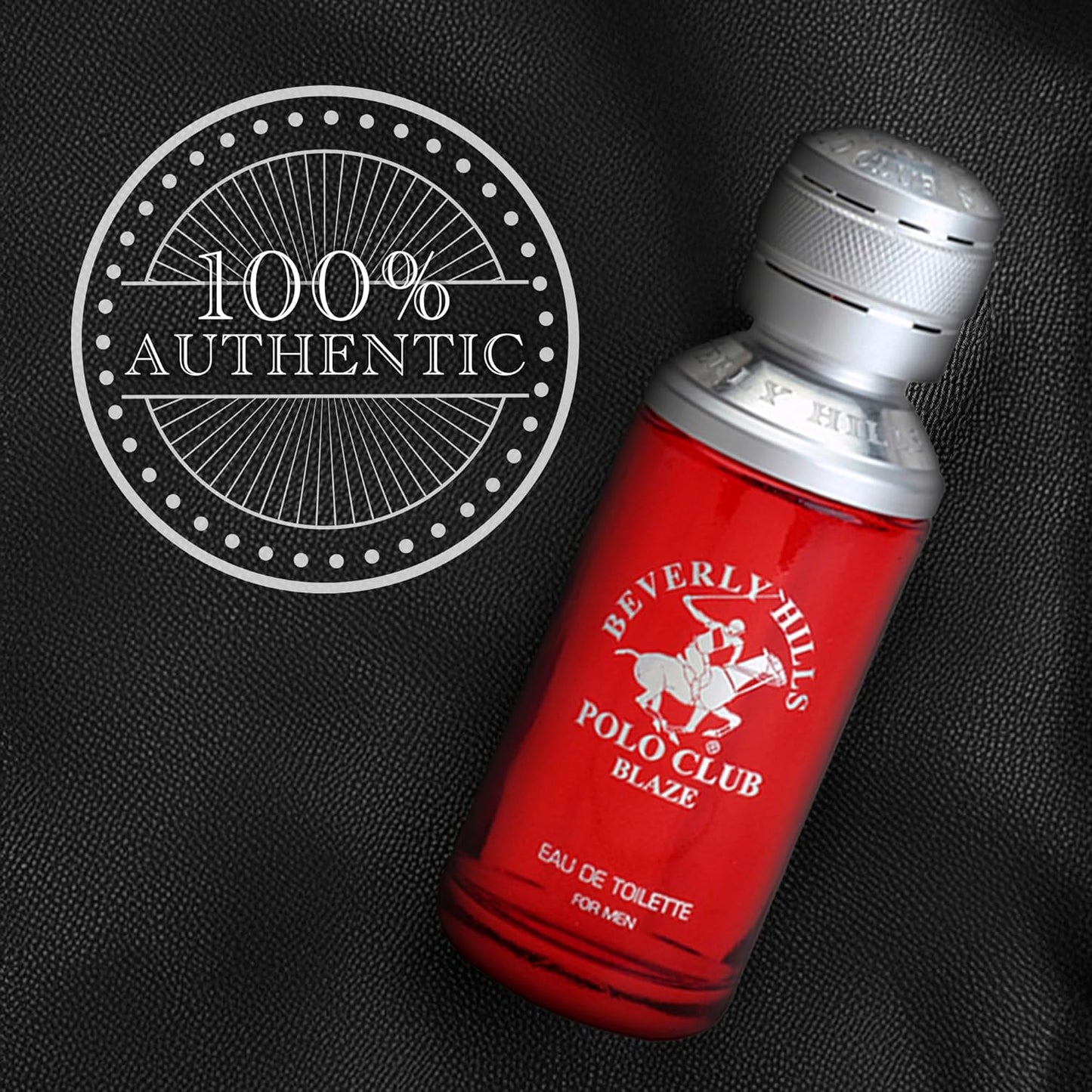 Beverly Hills Polo Club BLAZE - Cologne for Men with Notes of Cedar & Basil - Fresh & Classy Fragrance Scent - Eau De Toilette Spray 3.40fl.oz / 100ml