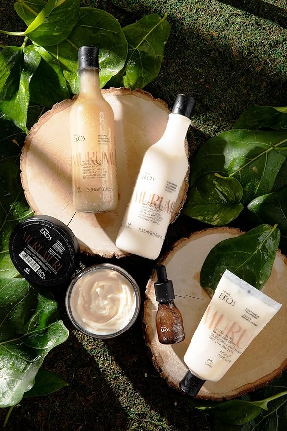 natura Ekos Murumuru Anti-Damage Night Serum - Increases Hair’s Natural Keratin Production - Replenish Nutrients & Rebuild Hair Fiber - Vegan Hair Care - Brazilian Beauty Secrets - Hair Care 30ml