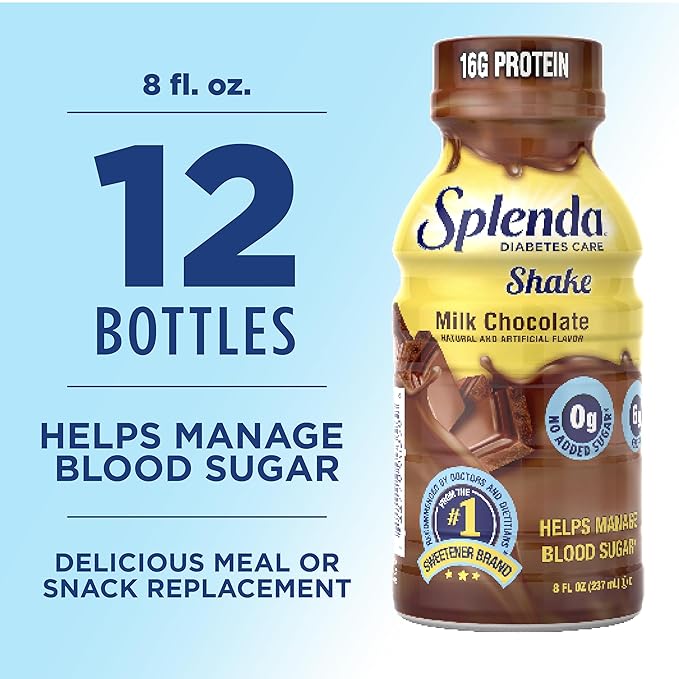 SPLENDA Diabetes Care Shakes 8 Fluid 12 Pack)