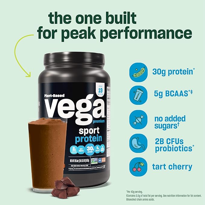 Vega Premium Sport Protein Berry Protein 28.3 oz