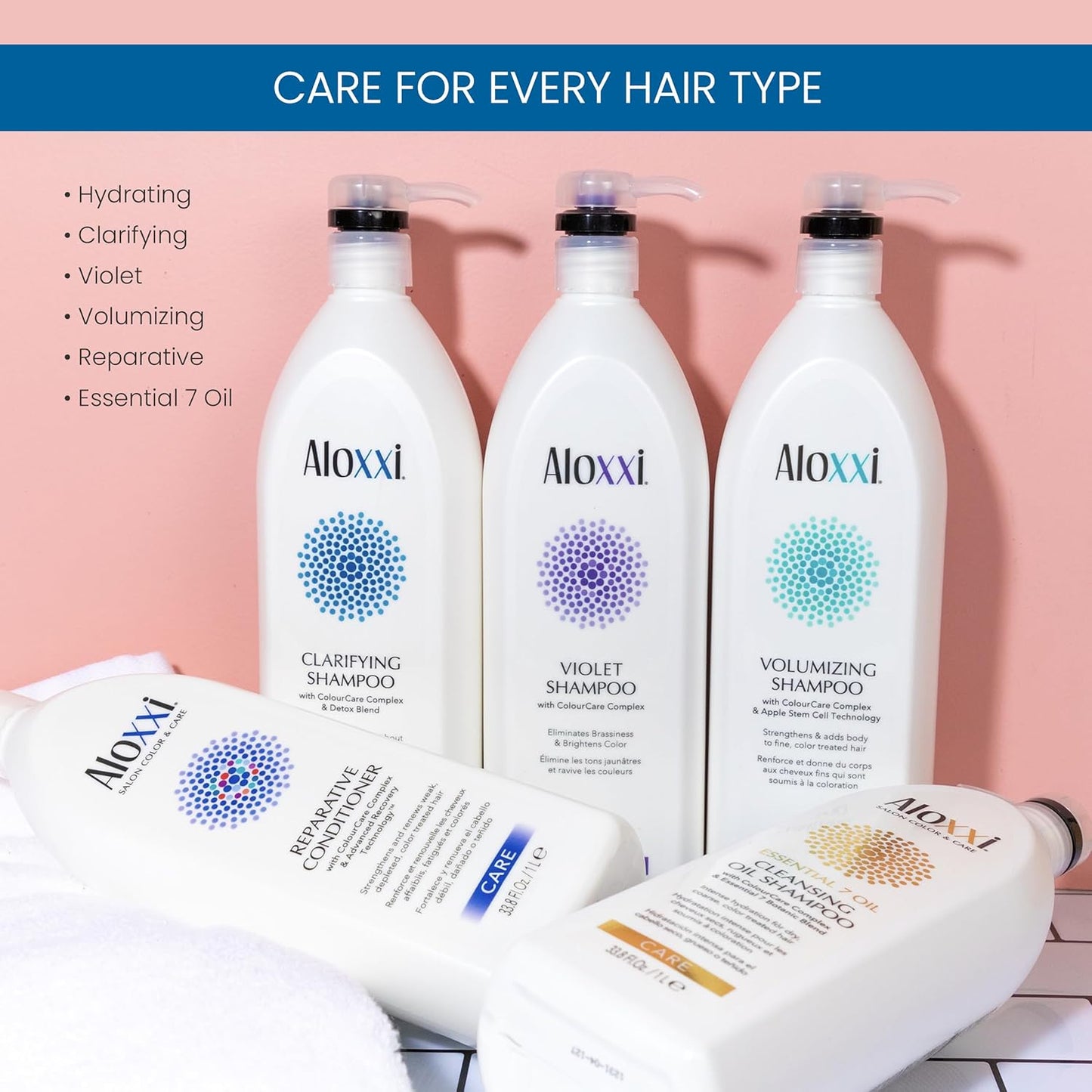 ALOXXI Clarifying Shampoo for Color-Treated Hair Gentle Hair Cleanser Removes Product Build-Up and Residue, 10.1 Fl Oz