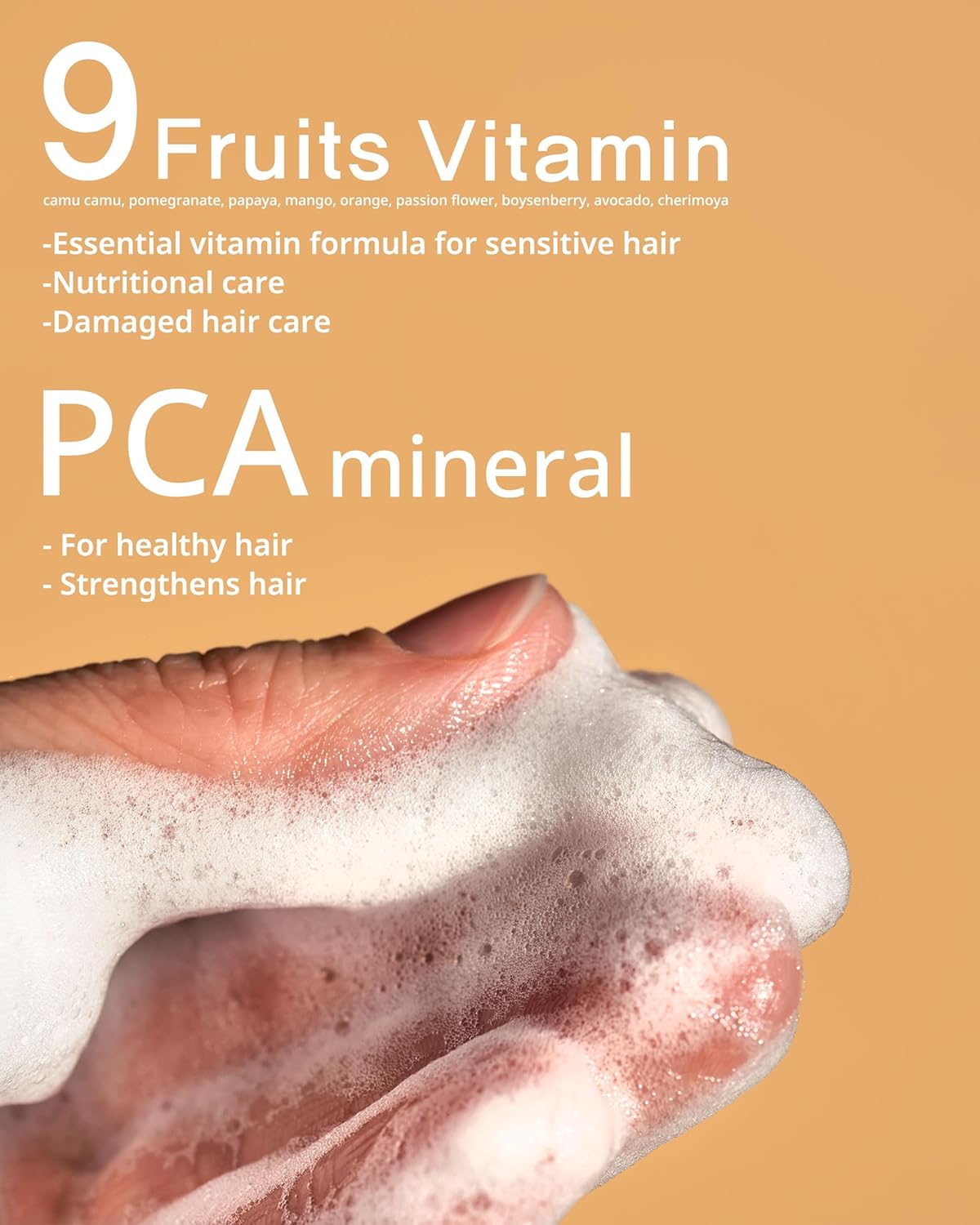 DAN DAN Nourishing Hair Shampoo - pH 5.5 Keratin & Protein Perfumed Shampoo for Frizz Control, Moisturizing, Thicker Hair - Citrus & Honey Scent - Paraben Free - 17 fl.oz