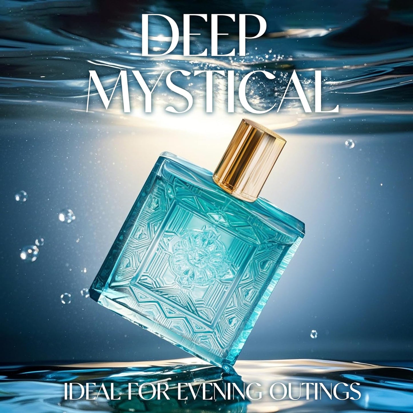 Versatile for Man Cologne 100ml Eau De Toilette Spray Base Notes of Beans, Amber, Geranium Flower and Vanilla Fragrance For Men Daily Wear