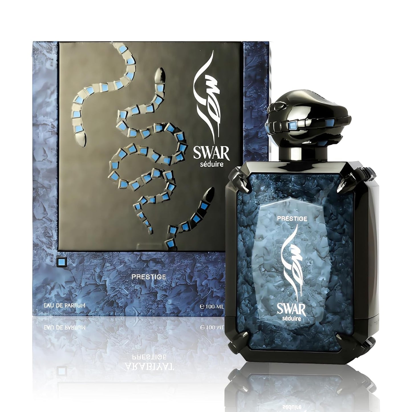 SWAR SEDUIRE Cologne for Men | Warm Spicy Gourmand Eau de Parfum | 100ml Long Lasting Perfume with Cinnamon, Oud, Vanilla & Leather | Rich Seductive Scent