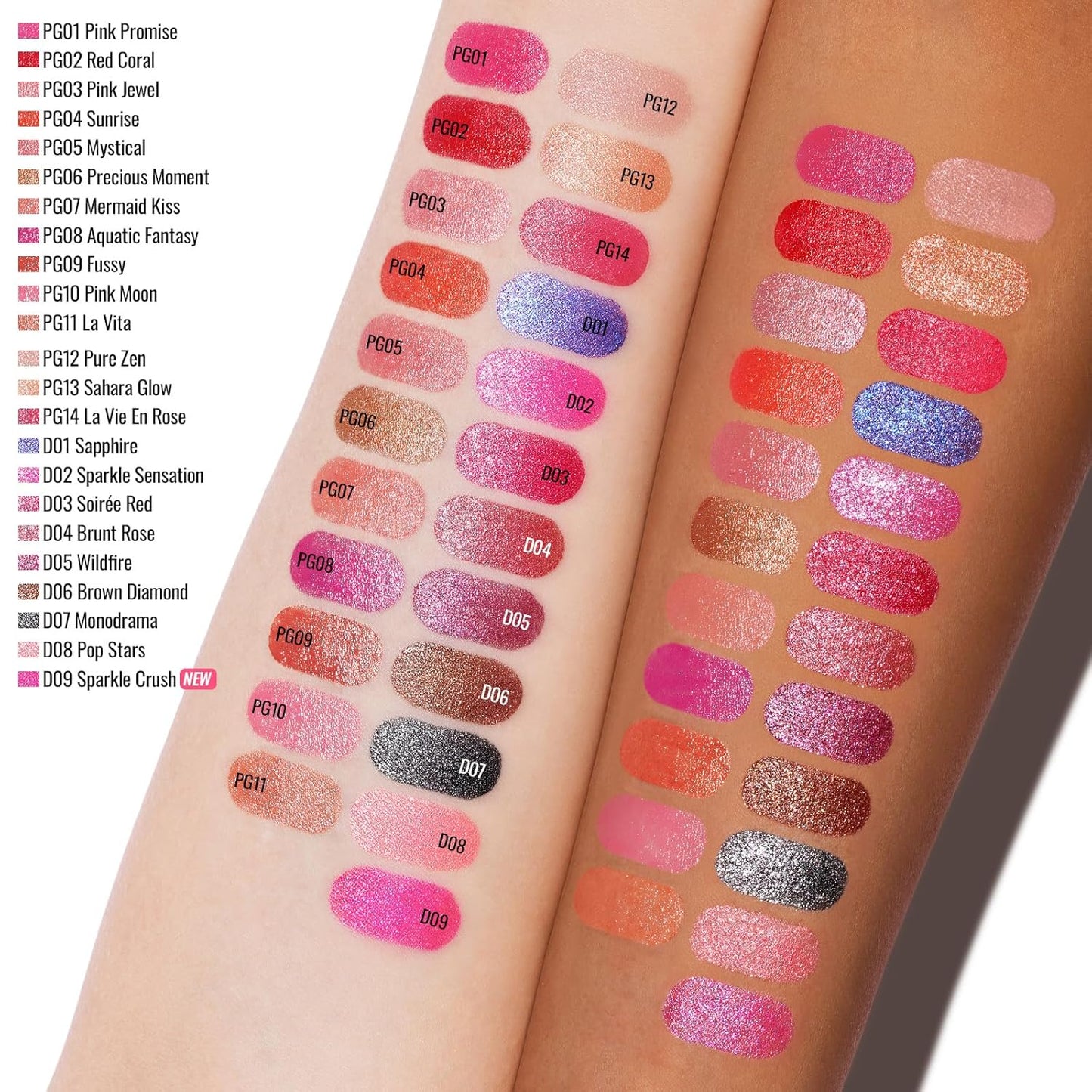 Oulac Halloween Black Lipstick Grey Black with Silver Shimmer - Moisture Creamy Lipstick for Women, Vegan & Gluten Free - D07 Monodrama