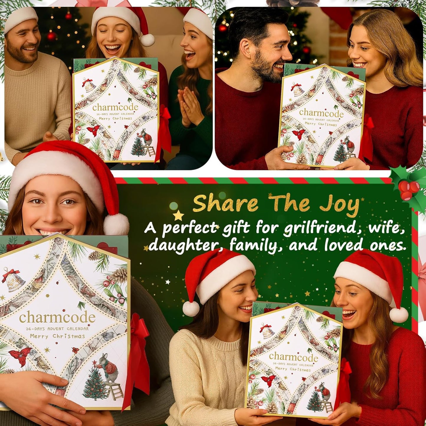 Makeup Advent Calendar 2025, 24 Days Christmas Countdown Calendar Gift Set for Adult Women Teen Girls, Xmas Holiday Beauty & Cosmetic Surprise Make up Kit for Women Full Kit