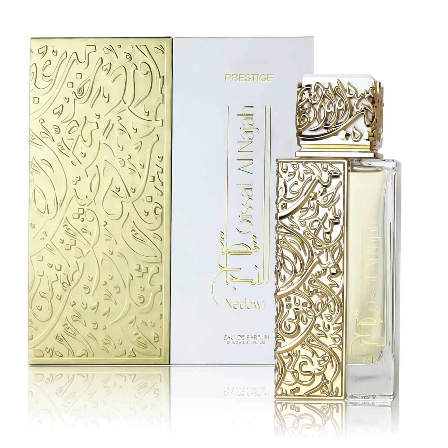 QISSAT AL NAJAH NEDAWI Cologne for Men | Luxury Oud Woody Musk Perfume | 100ml Eau de Parfum | Long Lasting Fragrance with Leather, Rose & Citrus Notes