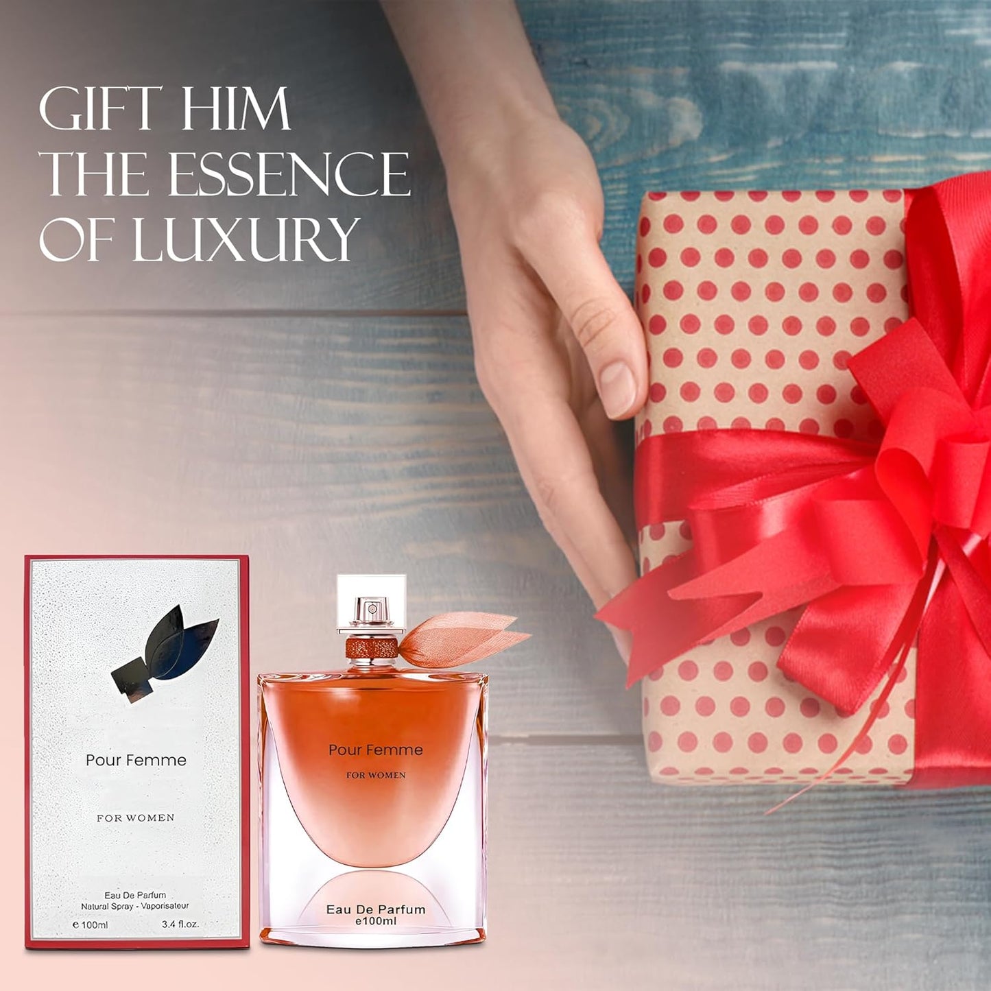 Mon Amour Bella Passione for Women Perfume Eau de Parfum Natural Spray Elegant Scent Fragrance for all Skin Types 3.3 Fluid Ounce(2 Pack)