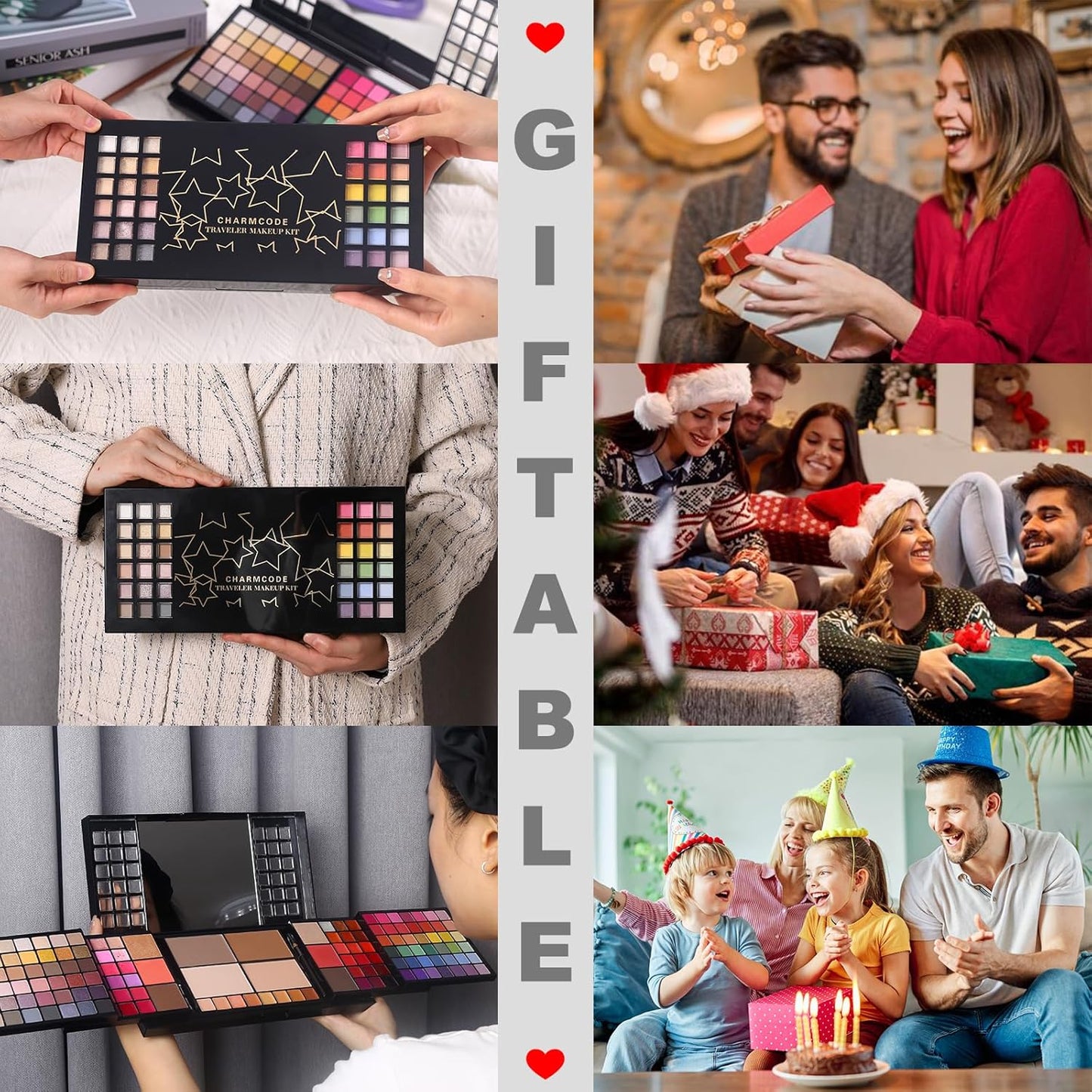 Full Makeup Kit, Makeup Sets for Women Full Kit, All in One Make Up Gift Set for Girls & Women with Eyeshadow,Liquid Lipstick,Foundation,Mascara,Blush,Eyeliner,Contour,Brushes and More