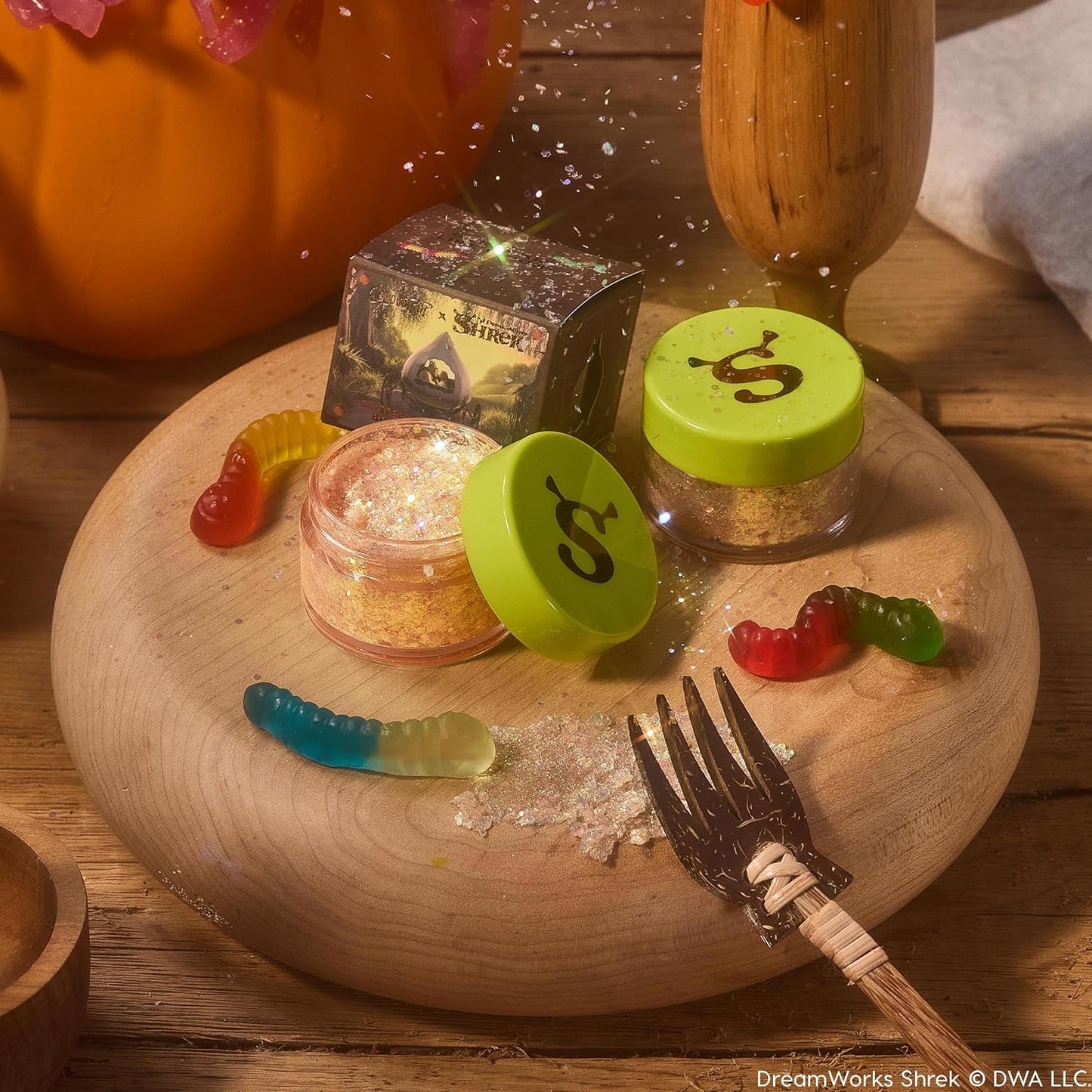 ColourPop x Shrek Glitterally Obsessed Body Glitter Gel - Multi-Colored Glitter Makeup for Face, Hair & Body - Made with an Adhesive Gel Formula - Ogres Are Like Onions (0.6 oz)