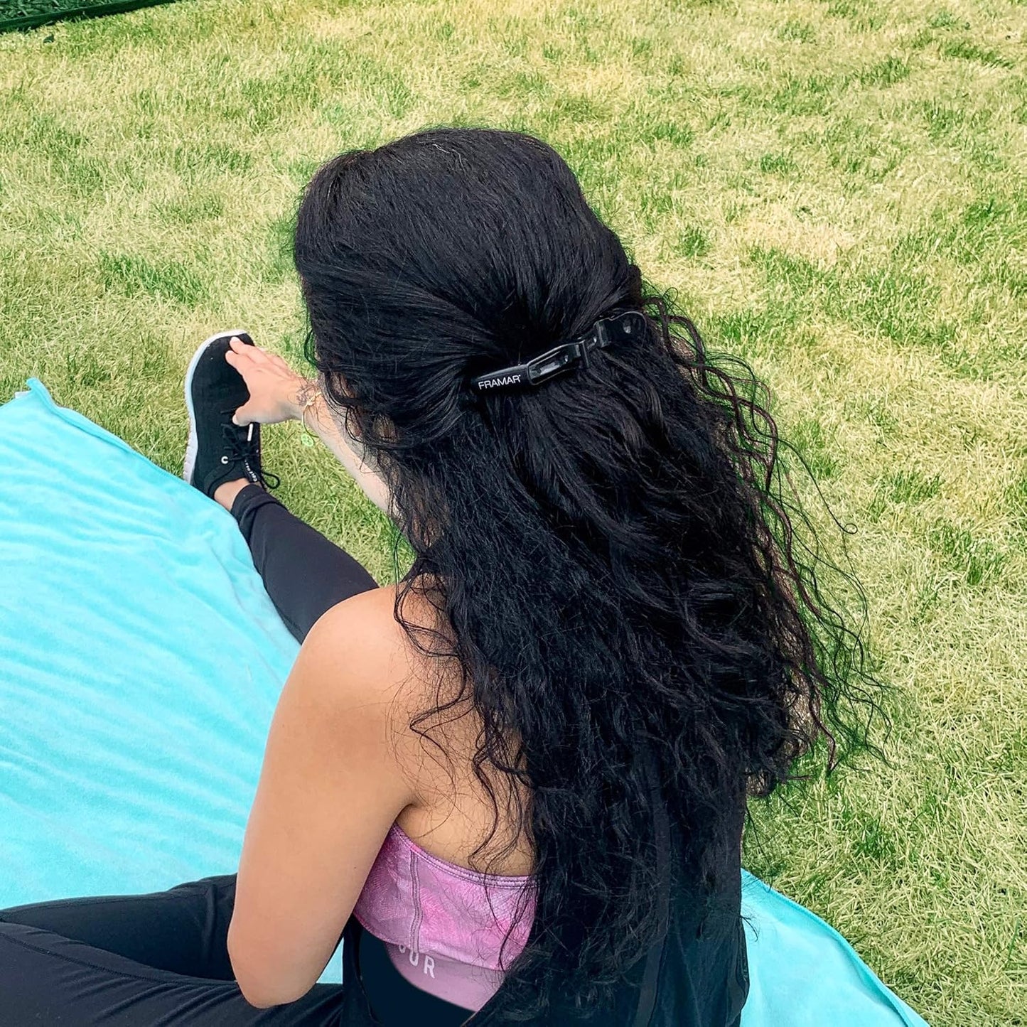 FRAMAR Black Alligator Clips For Hair Styling 10 Pack – Professional Alligator Hair Clips For Women, Hair Clip For Women, Black Hair Clips For Styling – Firm Hold Without Slipping