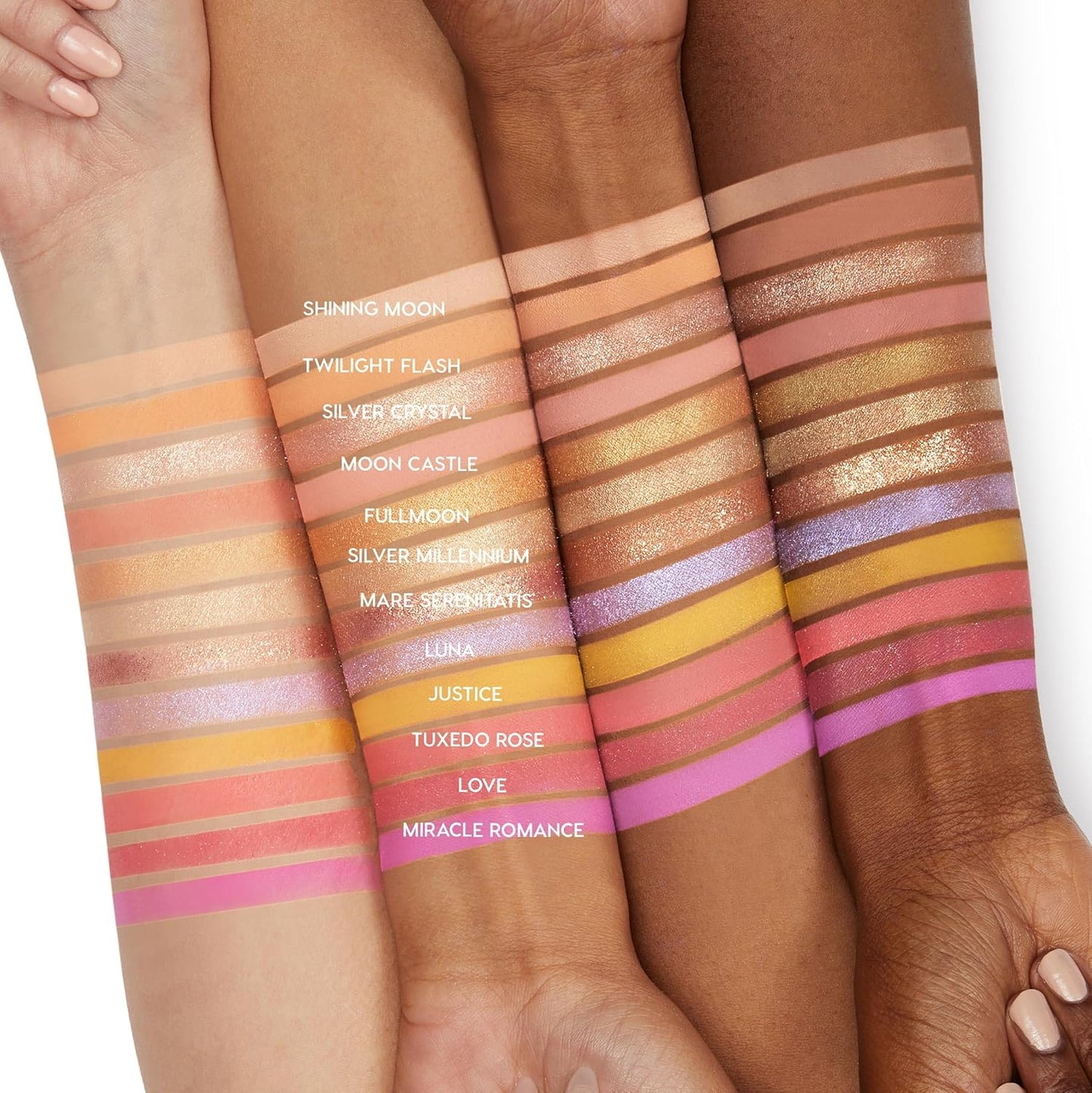 ColourPop x Sailor Moon Pretty Guardian Makeup Palette - Pastel Shadow Palette with Metallic & Matte Finishes - Buildable, Blendable & High-Pigment Formula (0.5 oz)