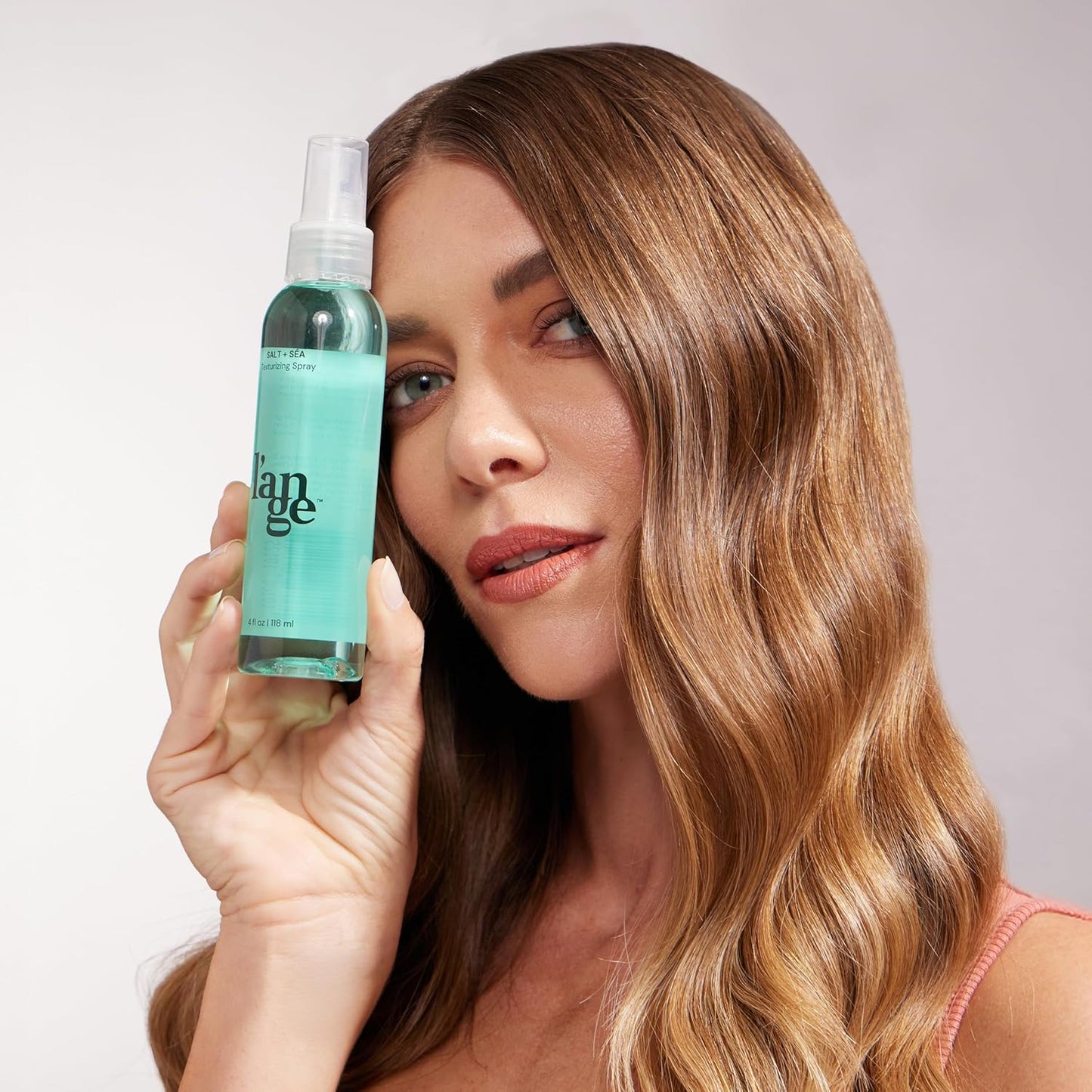 L'ANGE HAIR Sea Salt Texturizing Spray For Effortless Beachy Waves & Volume | Mineral-infused Sea Salt Hair Spray For Touchable Hold & Long-lasting Shine | Fresh, Lightly Tropical Scent | 4 Fl Oz