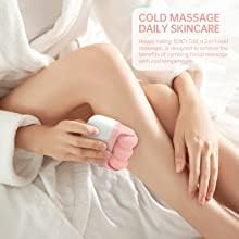 2 in 1 Cool Ice Roller for Face and Eye Facial Roller Personal Skin Care Tool with Carry Case to Reduce Puffiness and Relief Migraine, Pain. Women Mother Gift