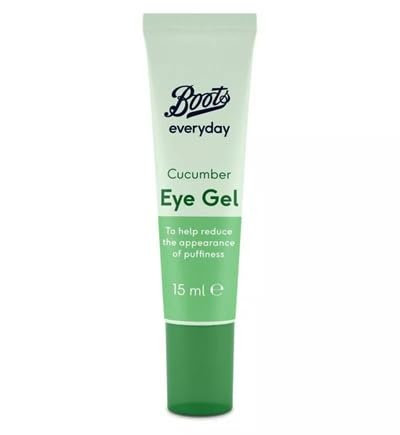 Boots Everyday Cucumber Eye Gel,vegan skin care range enriched with cooling cucumber and vitamins, to gently care for your skin,0.51 oz