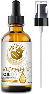Bella Terra Oils - Organic Vitamin E Oil 4oz - Unveiling Organic Wheat Germ's Organic Vitamin Excellence, Rich in D-Alpha Tocopherol & Fatty Acids, Essence of Skin Nourishment