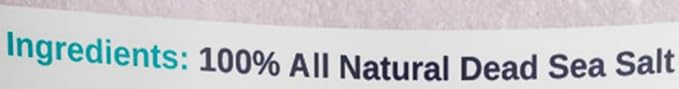 Natural Elephant Dead Sea Bath Salt | 8oz Travel Size | 100% Natural and Pure | Fine Grain | Ideal for Baths and Soaks