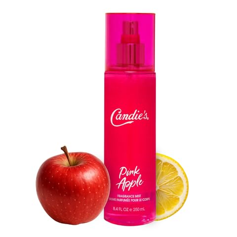 CANDIE'S Pink Apple Fragrance Mist - Sweet, Long-Lasting Perfume for Women, Luxurious All-Day Freshness, Ideal Body Cologne for Ladies, Feminine Scent, Lasts All Day, Must-Have Fragrance, 8.4 fl oz